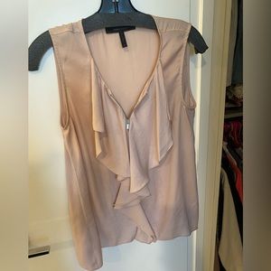 BCBG Pink Blouse with zipper